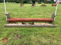 100CM HIGH XC ADJUSTABLE LOG POLE FENCE