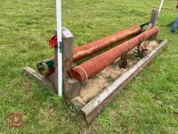 100CM HIGH XC ADJUSTABLE LOG POLE FENCE - 3