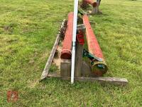 100CM HIGH XC ADJUSTABLE LOG POLE FENCE - 11