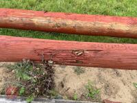 100CM HIGH XC ADJUSTABLE LOG POLE FENCE - 13