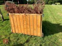 110CM HIGH XC TRIPLE BRUSH ARROW FENCE - 9