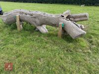 110CM HIGH XC 'LOG' FENCE - 9