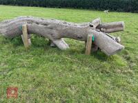 110CM HIGH XC 'LOG' FENCE - 10