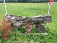 100CM HIGH CROSS COUNTRY 'LOG' FENCE