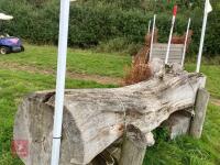 100CM HIGH CROSS COUNTRY 'LOG' FENCE - 3