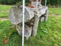 100CM HIGH CROSS COUNTRY 'LOG' FENCE - 4