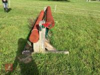 110CM HIGH XC ADJUSTABLE LOG POLE FENCE - 12