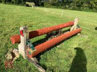 110CM HIGH XC ADJUSTABLE LOG POLE FENCE - 14