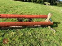 110CM HIGH XC ADJUSTABLE LOG POLE FENCE - 18
