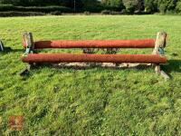 110CM HIGH XC ADJUSTABLE LOG POLE FENCE - 20