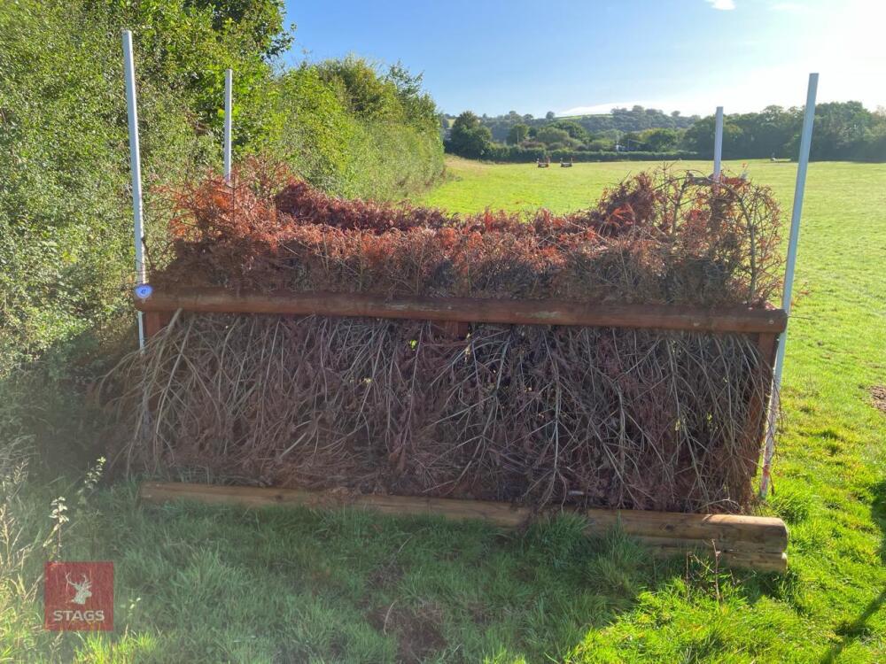 110CM HIGH XC 'TWIN BRUSH TABLE' FENCE