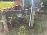 110CM HIGH XC 'V TREE LOG' FENCE - 6