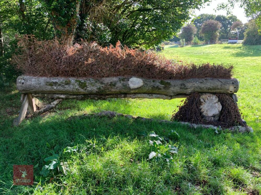 110CM HIGH XC 'BRUSH TOP LOG' FENCE