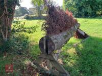 110CM HIGH XC 'BRUSH TOP LOG' FENCE - 2