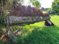 110CM HIGH XC 'BRUSH TOP LOG' FENCE - 17