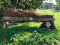 110CM HIGH XC 'BRUSH TOP LOG' FENCE - 18