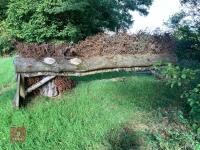 110CM HIGH XC 'BRUSH TOP LOG' FENCE - 20