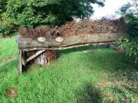 110CM HIGH XC 'BRUSH TOP LOG' FENCE - 23