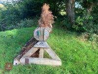 110CM HIGH XC 'BRUSH TOP LOG' FENCE - 26