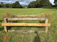 110CM HIGH XC ADJUSTABLE LOG POLE FENCE