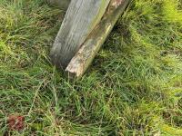 110CM HIGH XC ADJUSTABLE LOG POLE FENCE - 3