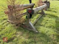 110CM HIGH XC ADJUSTABLE LOG POLE FENCE - 6