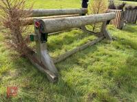 110CM HIGH XC ADJUSTABLE LOG POLE FENCE - 7