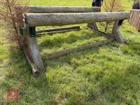 110CM HIGH XC ADJUSTABLE LOG POLE FENCE - 8
