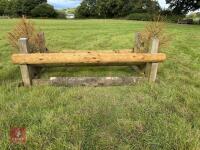 110CM HIGH XC ADJUSTABLE LOG POLE FENCE - 26