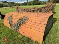 110CM HIGH XC PALISADE BRUSH FENCE - 15