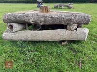 110CM HIGH XC 'CORNER LOG' FENCE - 9