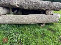 110CM HIGH XC 'CORNER LOG' FENCE - 12