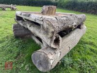 110CM HIGH XC 'CORNER LOG' FENCE - 16