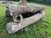 110CM HIGH XC 'CORNER LOG' FENCE - 17