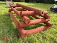 110CM HIGH XC 'TIGER TRAP' FENCE - 6