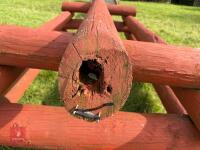 110CM HIGH XC 'TIGER TRAP' FENCE - 7