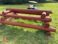 110CM HIGH XC 'TIGER TRAP' FENCE - 9