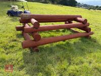 110CM HIGH XC 'TIGER TRAP' FENCE - 11