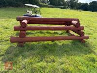 110CM HIGH XC 'TIGER TRAP' FENCE - 13