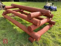 110CM HIGH XC 'TIGER TRAP' FENCE - 14