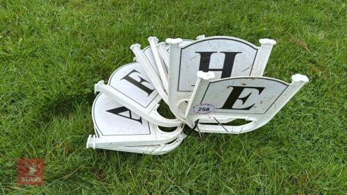 PLASTIC DRESSAGE MARKERS