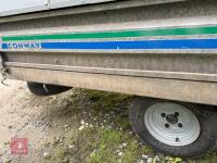 CONWAY 7&rsquo; X 4&rsquo; DROPSIDE GALV TRAILER - 16