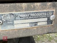 CONWAY 7&rsquo; X 4&rsquo; DROPSIDE GALV TRAILER - 28