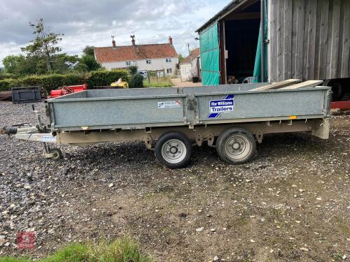 IFOR WILLIAMS TWIN AXLE FLATBED TRAILER