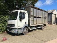 2008 DAF 45.160 7.5T LIVESTOCK LORRY