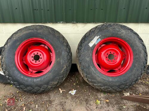 2 X GOODYEAR 14.9-24 WHEELS & TYRES