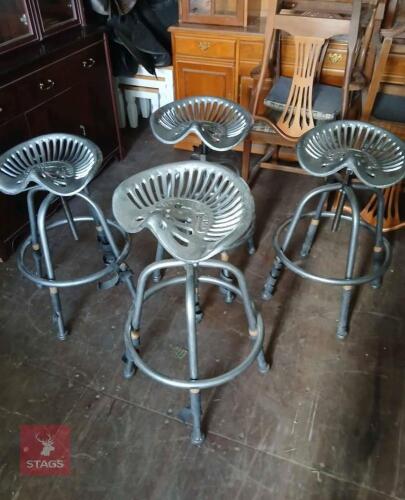 4 NEW TRACTOR SEAT STOOLS