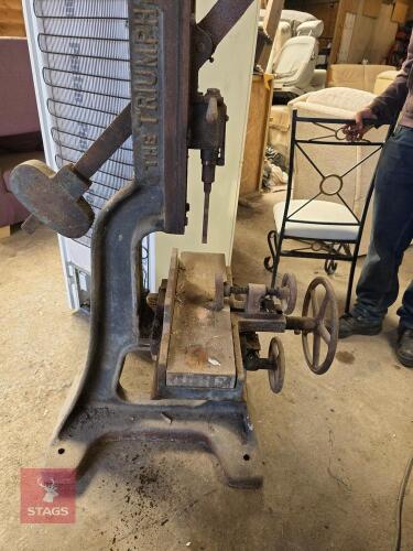TRIUMPH PATENT MORTISING MACHINE