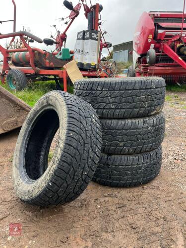 4 X MAXXIS BRAVO A/T TRUCK TYRES