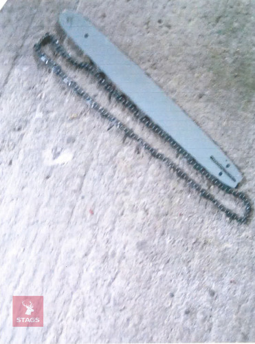 CHAINSAW BAR AND CHAIN